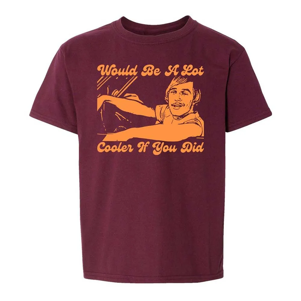 Kids T-Shirt - ZMYVSV3U - Maroon - 14