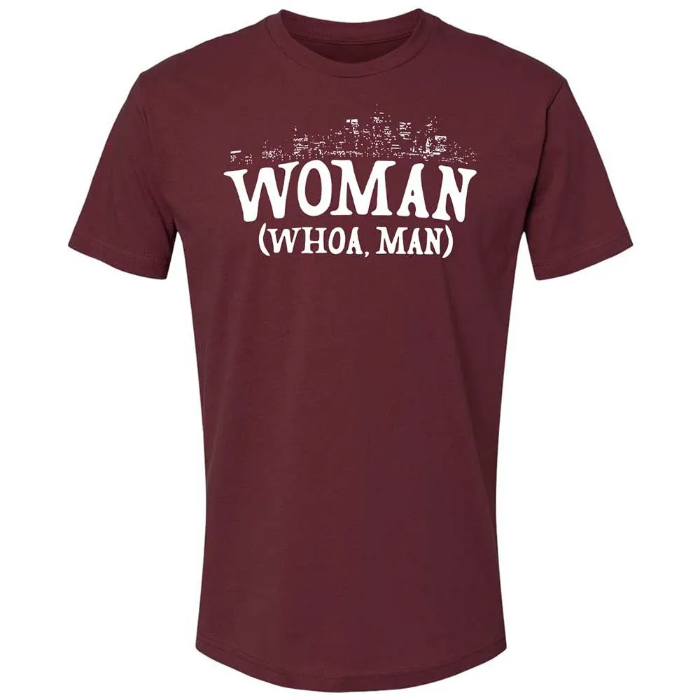 Woman - Whoa, Man - Maroon - 10