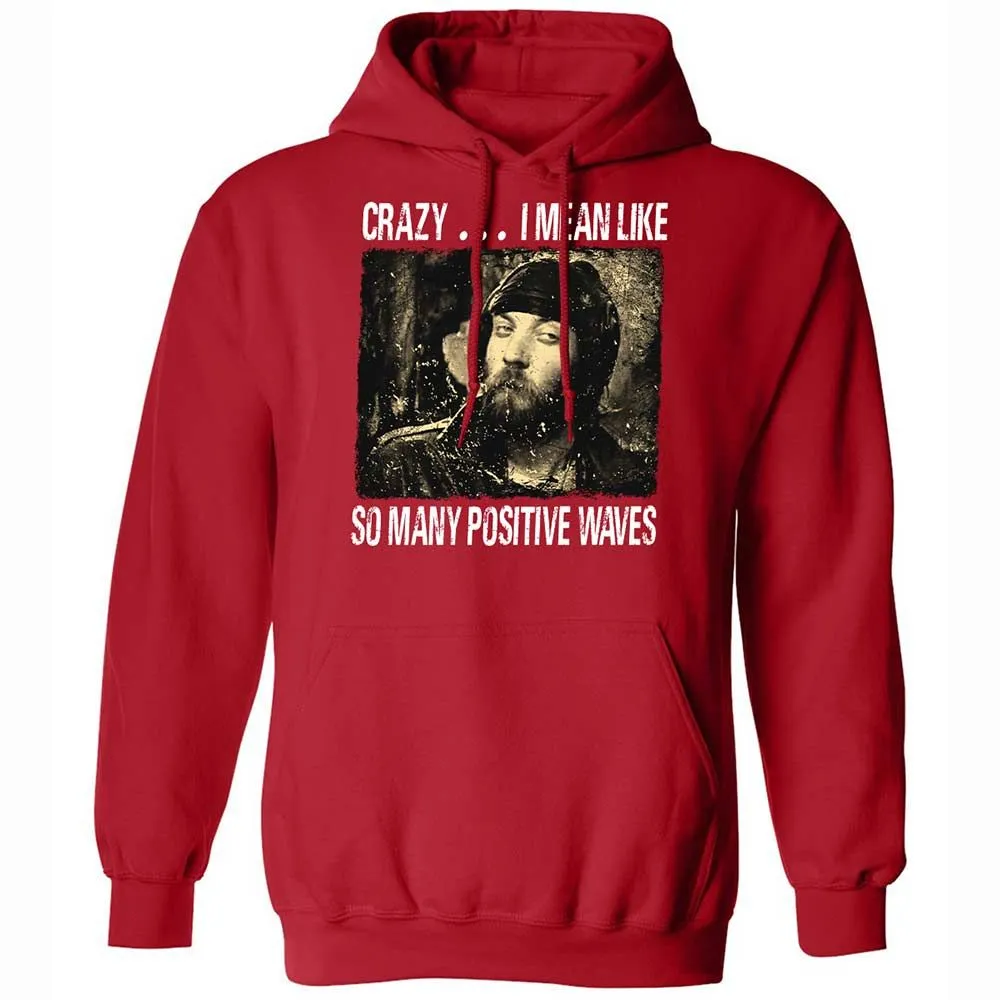 Many positive waves - Red - 10