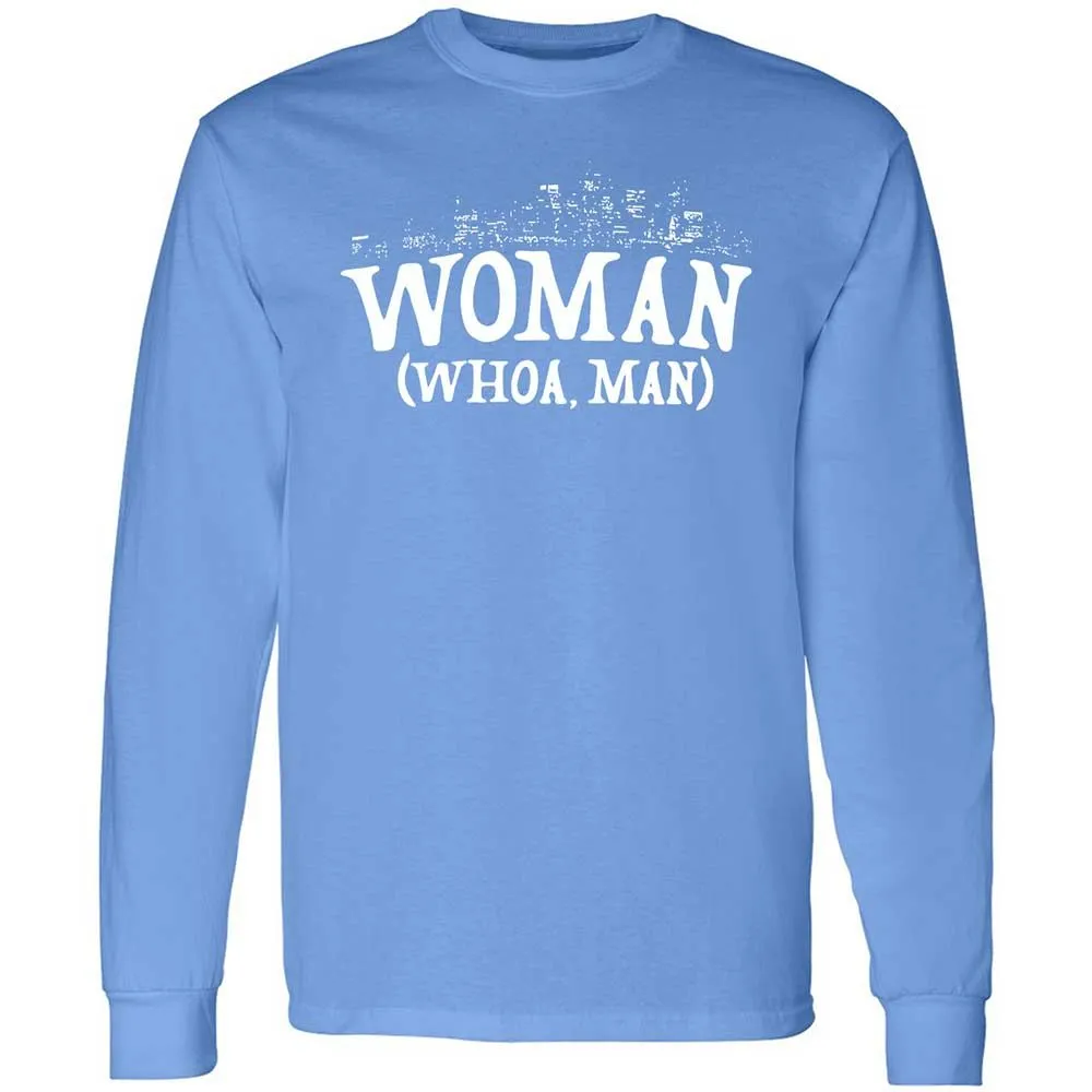 Woman - Whoa, Man - Carolina Blue - 15