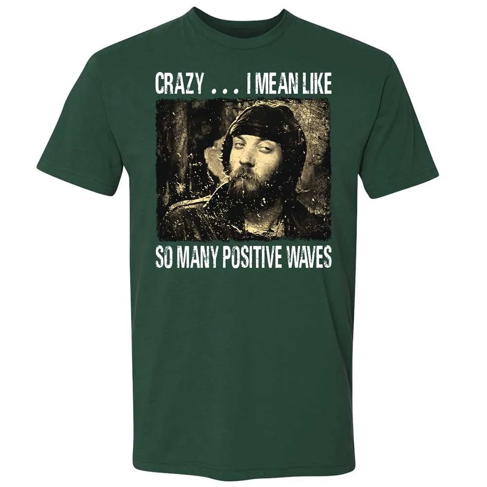 Many positive waves - Forest Green - 3