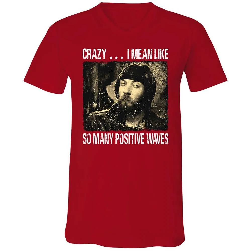 Many positive waves - Red - 6