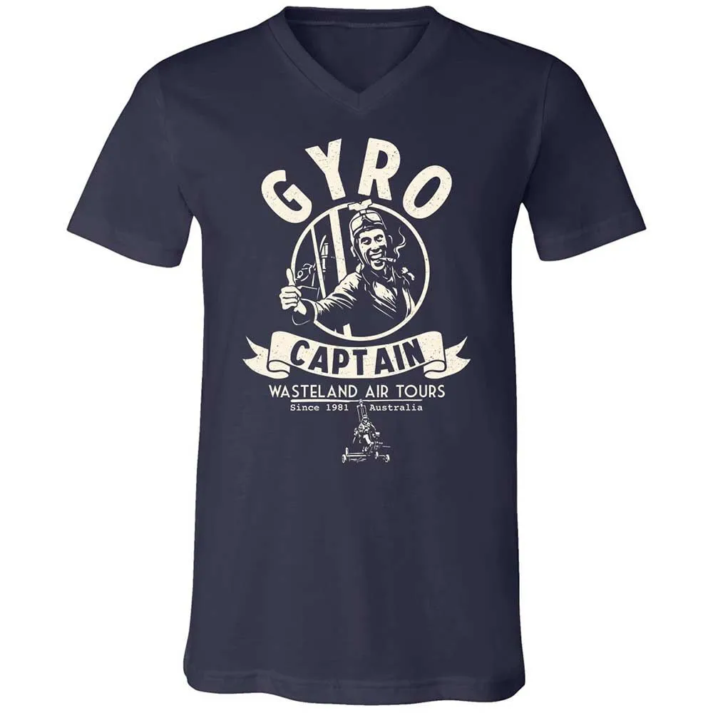Unisex V-Neck T-Shirt - 7HT5Z46G - Navy - 2