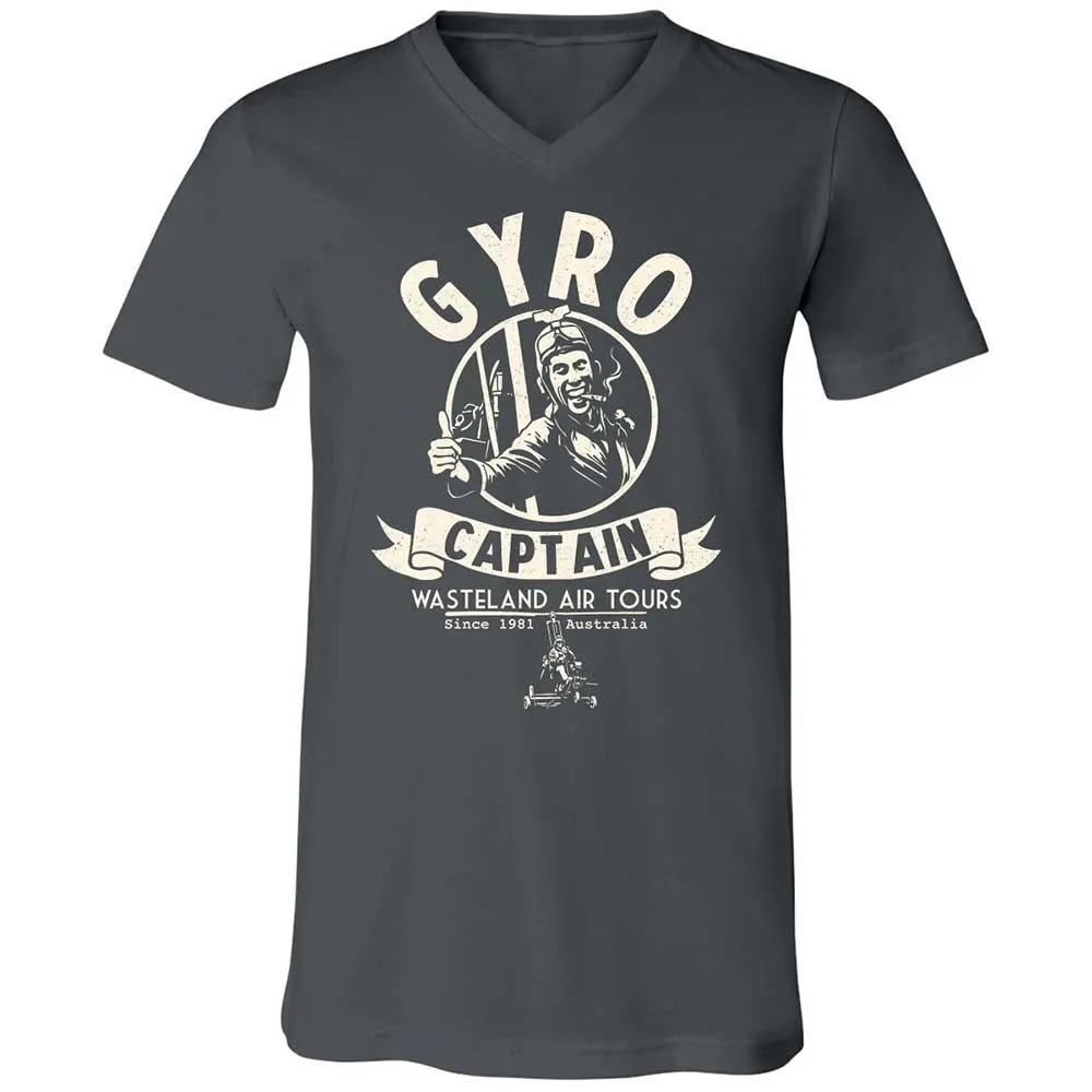 Unisex V-Neck T-Shirt - 7HT5Z46G - Asphalt - 13