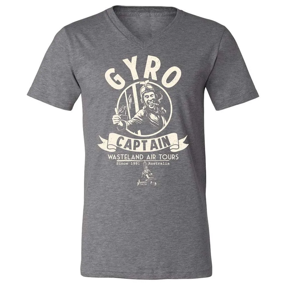 Unisex V-Neck T-Shirt - 7HT5Z46G - Deep Heather - 14