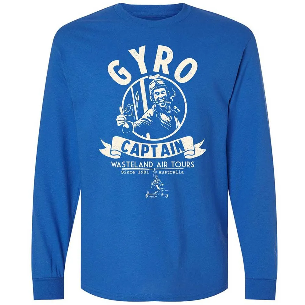 Long Sleeve T-Shirt - QK48H9F6 - Royal - 3