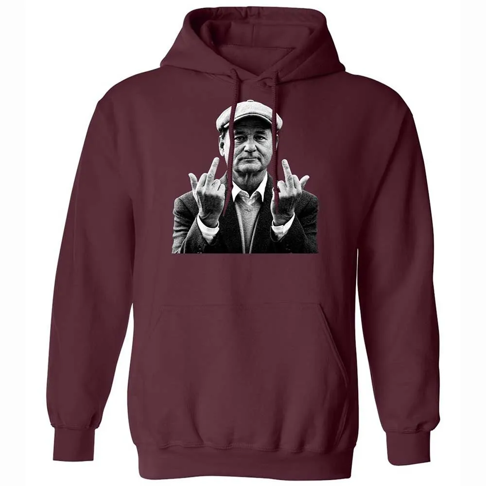 Bill Murray Middle Finger - Maroon - 7
