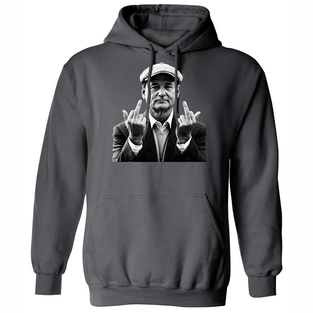 Bill Murray Middle Finger - Charcoal - 8