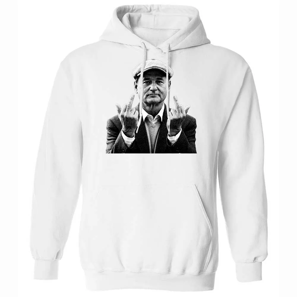 Bill Murray Middle Finger - White - 20