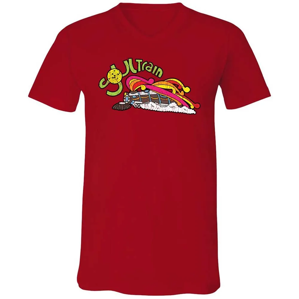 Unisex V-Neck T-Shirt - X5GFR4KM - Red - 6