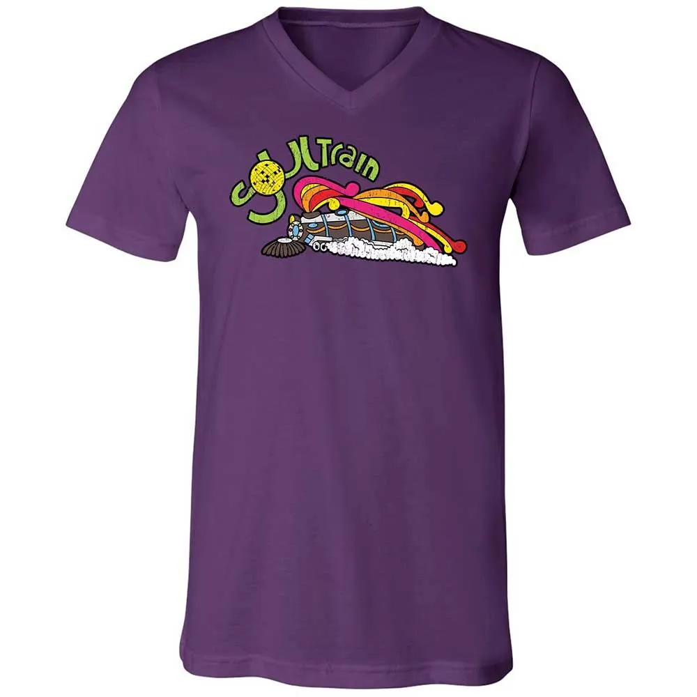 Unisex V-Neck T-Shirt - X5GFR4KM - Team Purple - 10