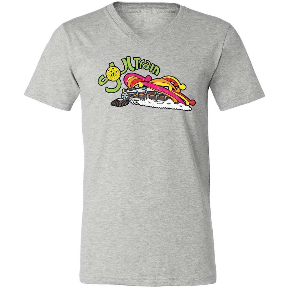 Unisex V-Neck T-Shirt - X5GFR4KM - Athletic Heather - 15