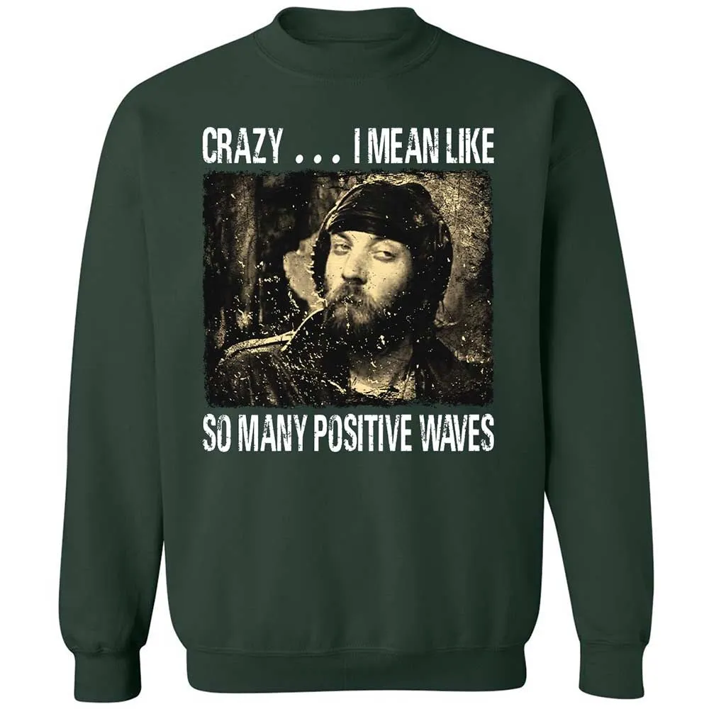 Many positive waves - Forest Green - 5