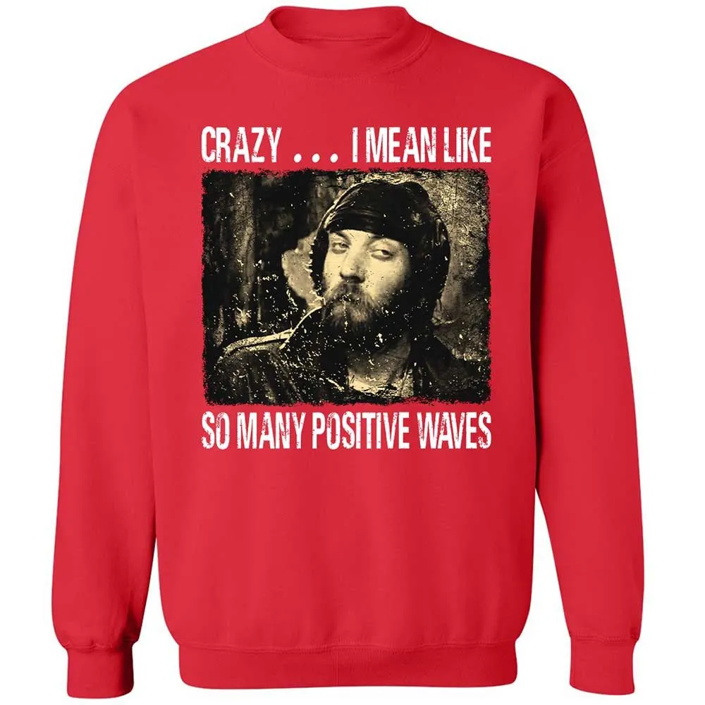 Many positive waves - Red - 10