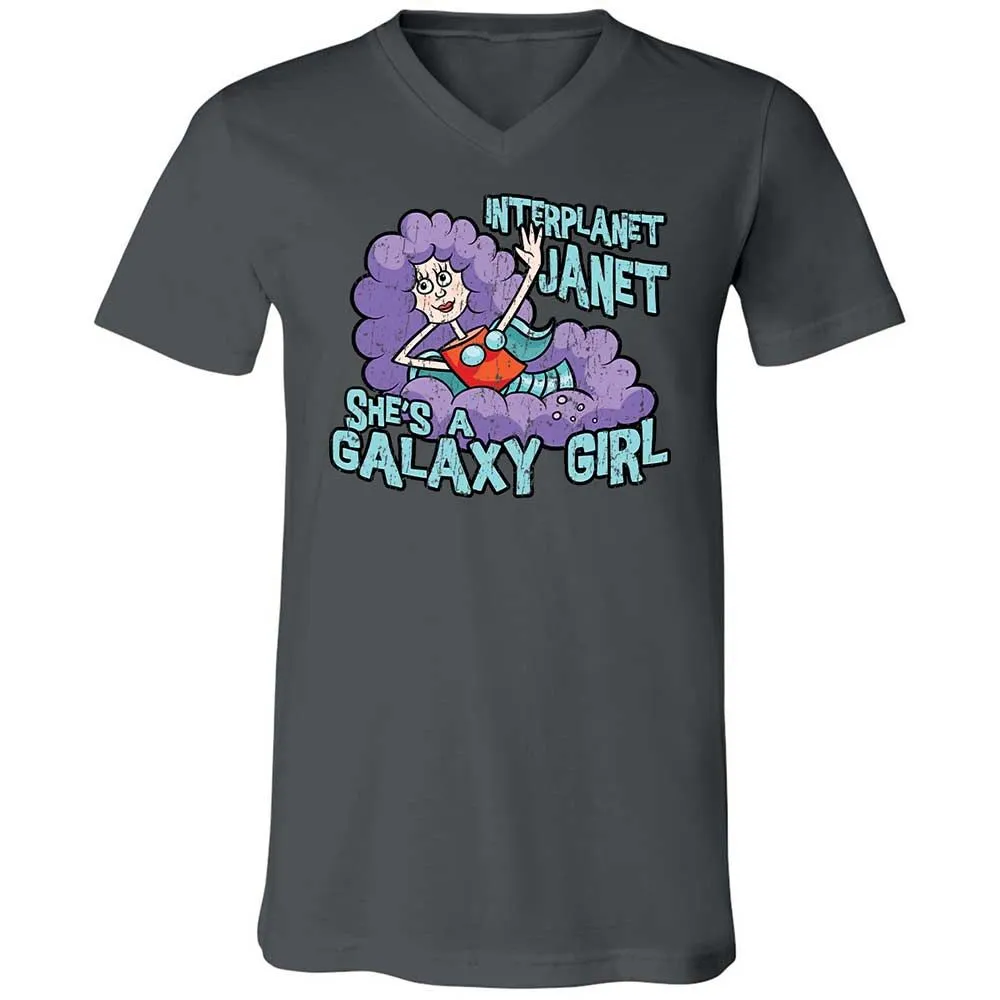 Unisex V-Neck T-Shirt - T5T3RW7Y - Asphalt - 13