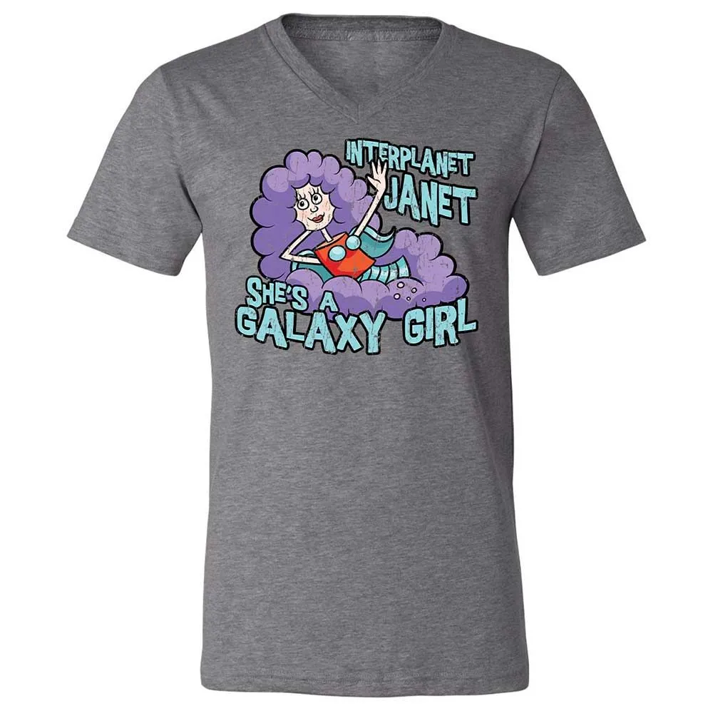 Unisex V-Neck T-Shirt - T5T3RW7Y - Deep Heather - 14