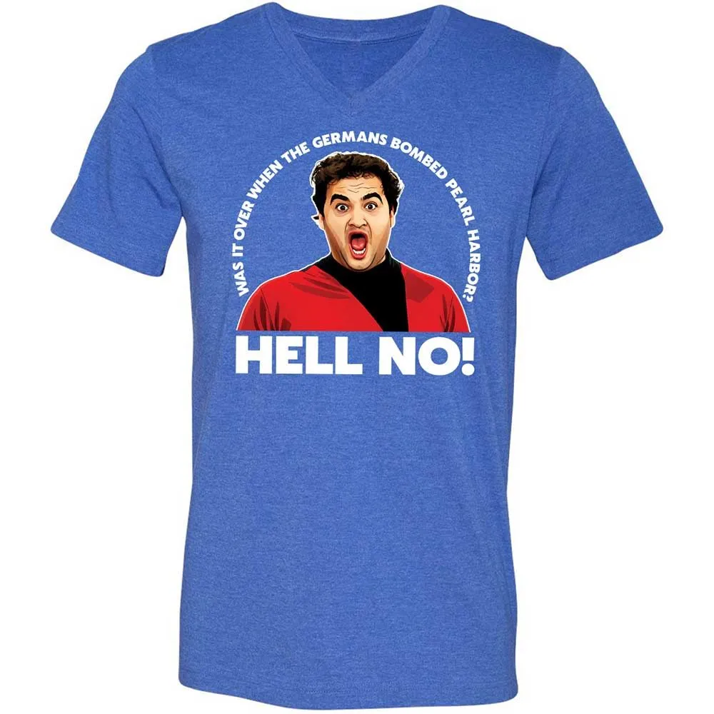 Unisex V-Neck T-Shirt - 76HWAPHS - Heather True Royal - 5
