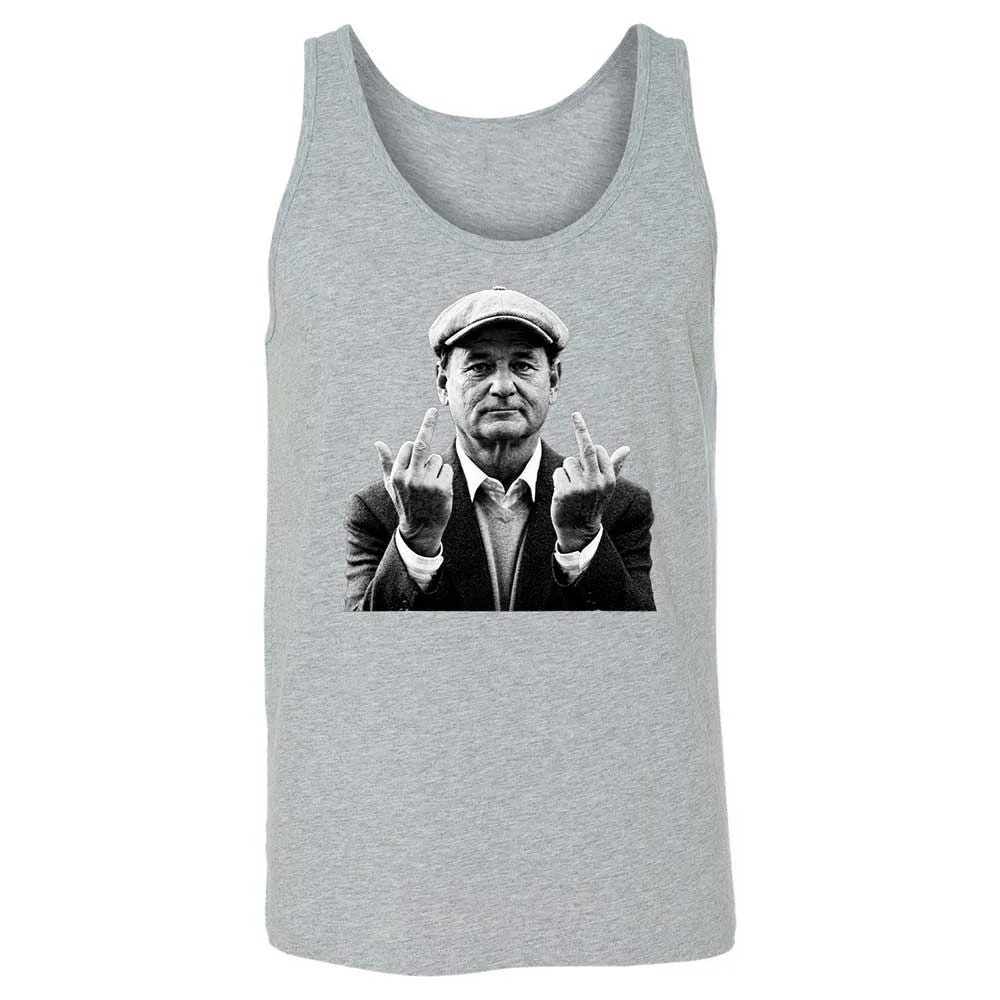 Bill Murray Middle Finger - Athletic Heather - 10