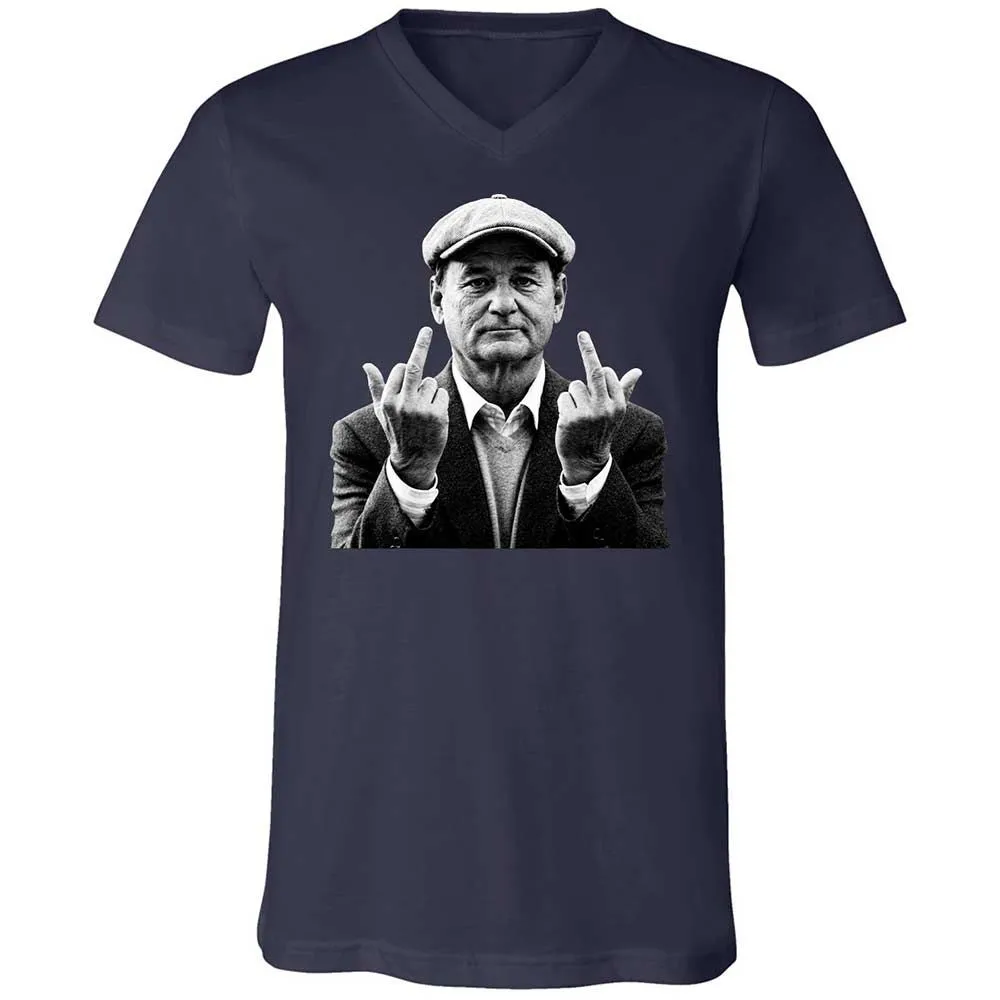 Bill Murray Middle Finger - Navy - 2