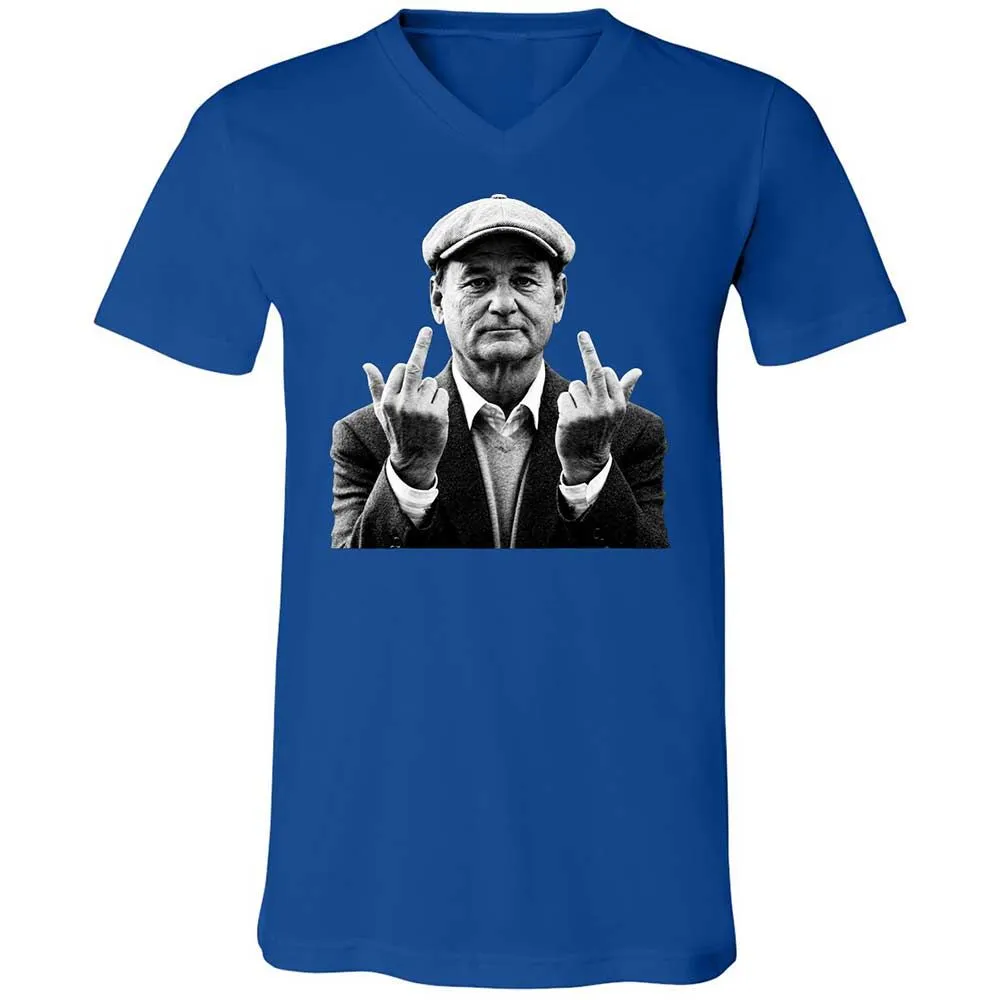 Bill Murray Middle Finger - True Royal - 4