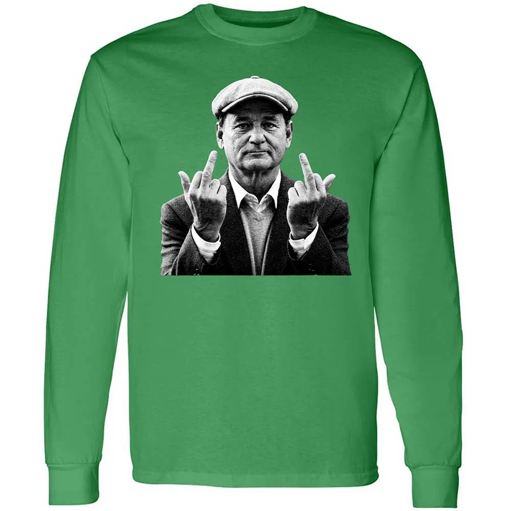 Bill Murray Middle Finger - Irish Green - 10