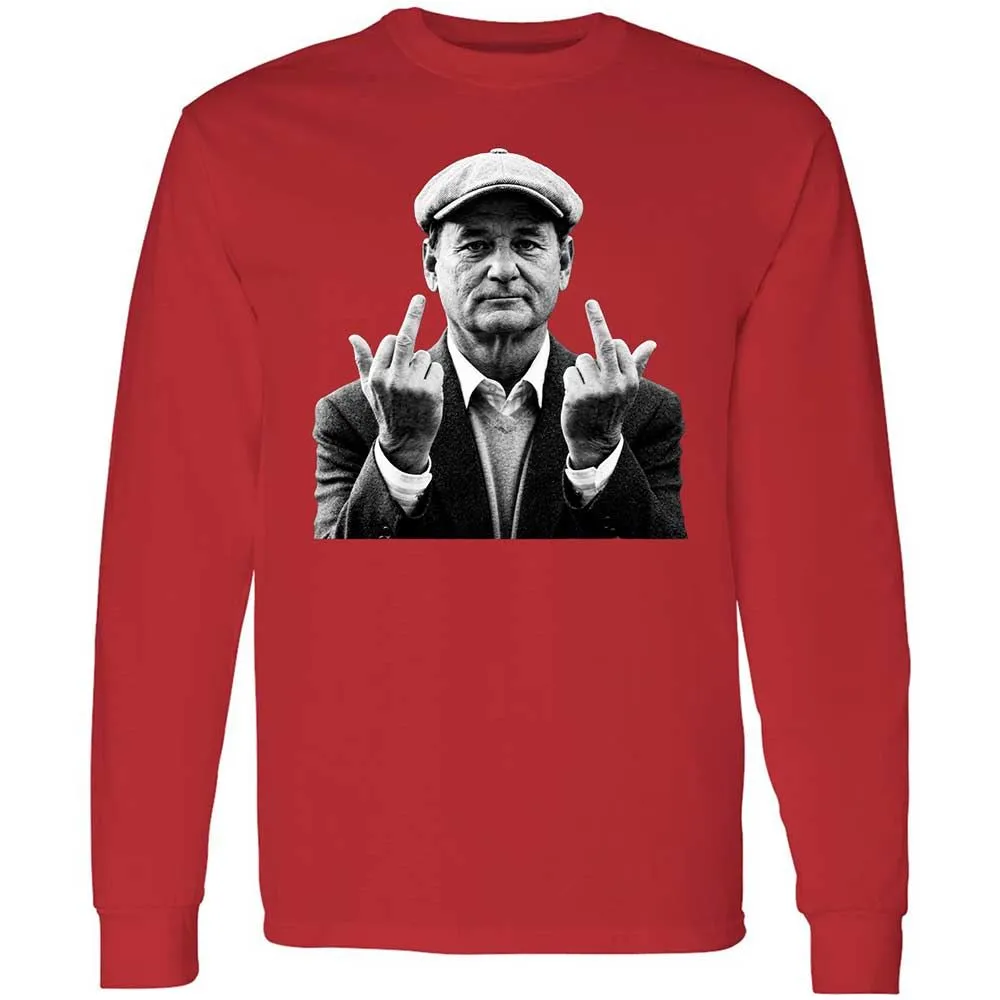 Bill Murray Middle Finger - Red - 11