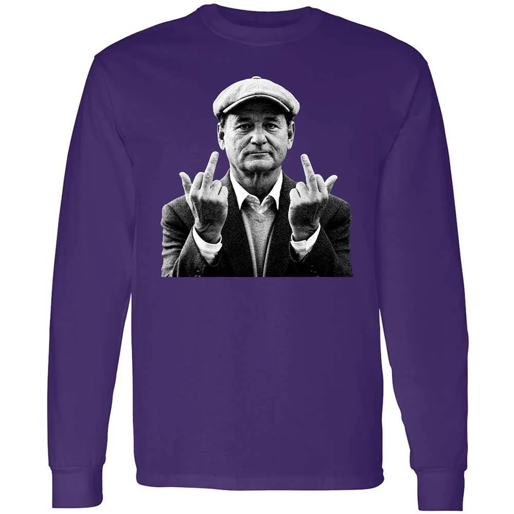 Bill Murray Middle Finger - Purple - 12