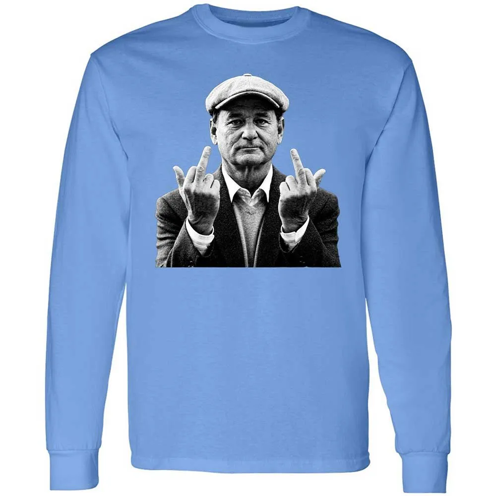 Bill Murray Middle Finger - Carolina Blue - 15