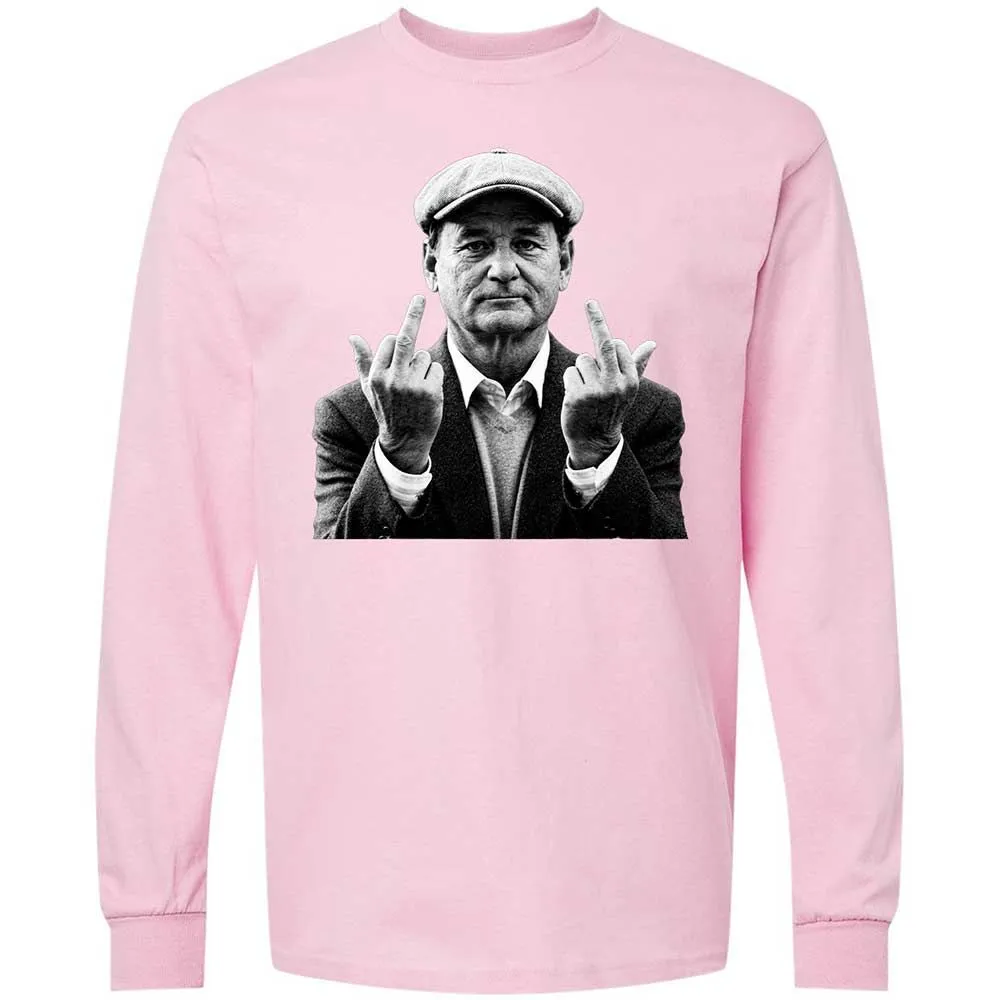 Bill Murray Middle Finger - Light Pink - 16