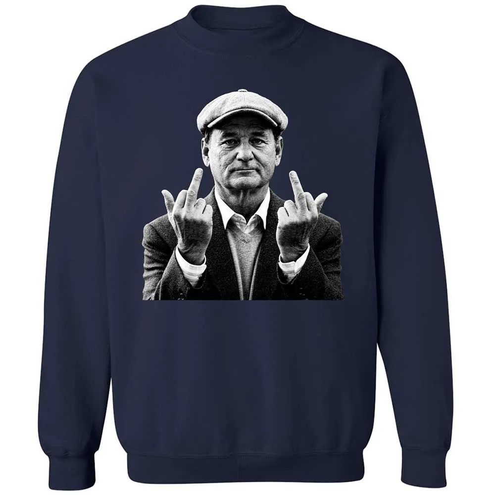 Bill Murray Middle Finger - Navy - 2