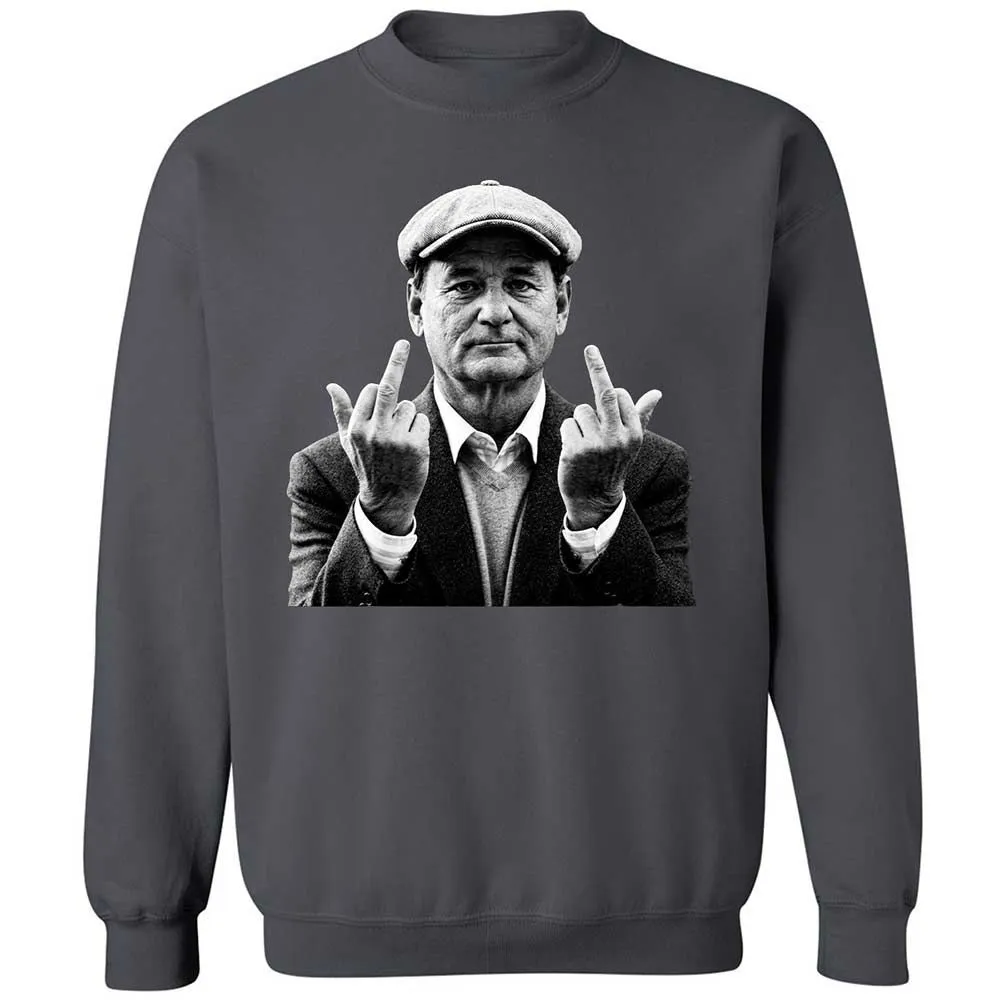 Bill Murray Middle Finger - Charcoal - 6