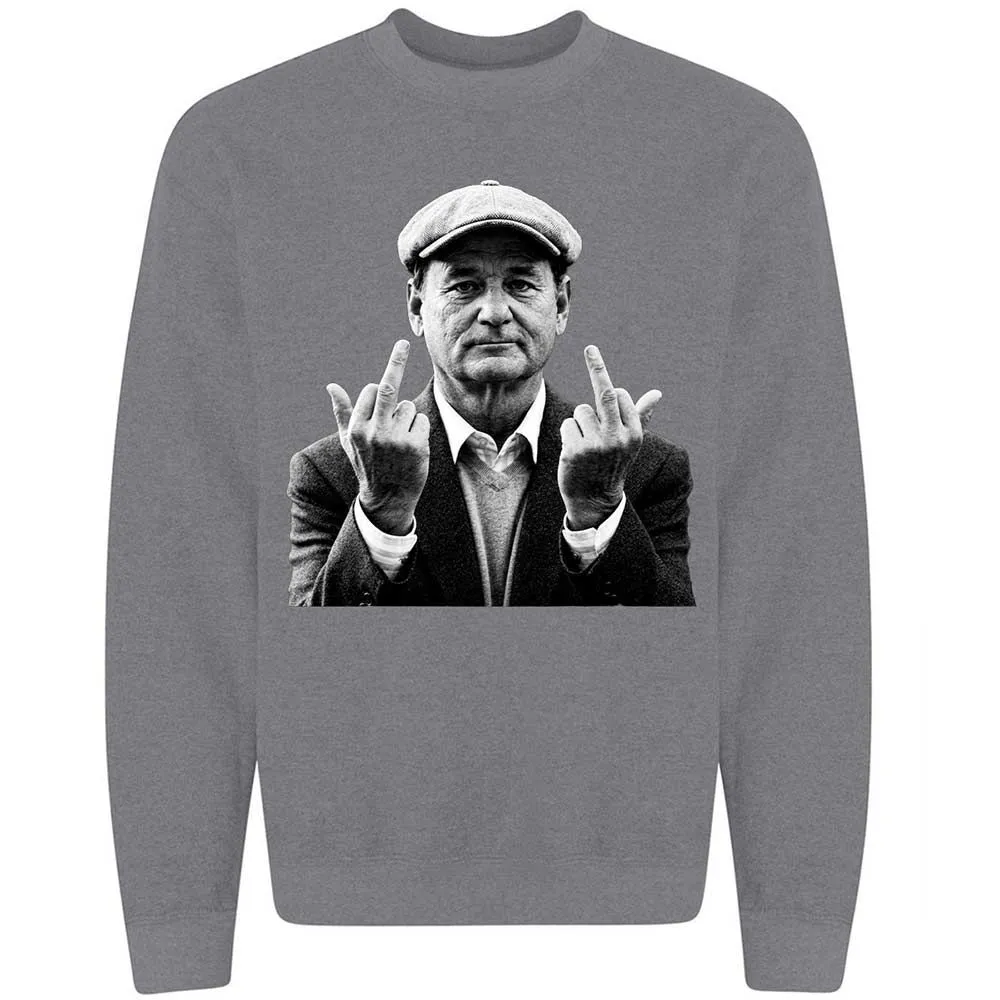 Bill Murray Middle Finger - Graphite Heather - 7
