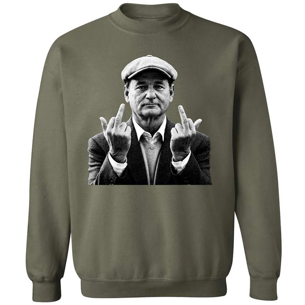 Bill Murray Middle Finger - Military Green - 9