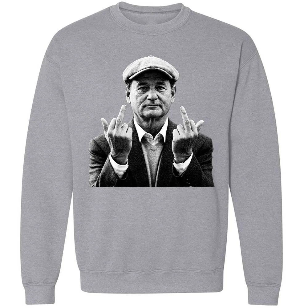 Bill Murray Middle Finger - Sport Grey - 17
