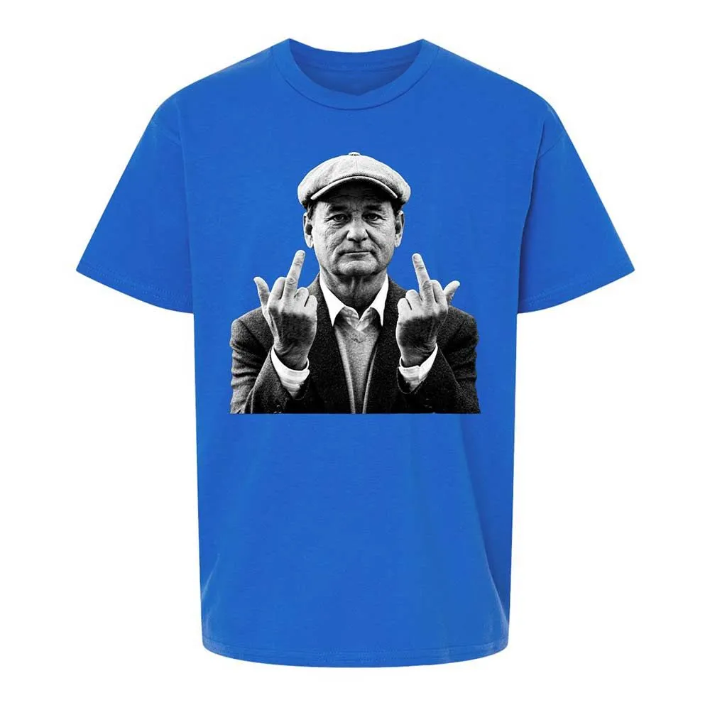 Bill Murray Middle Finger - Royal - 4