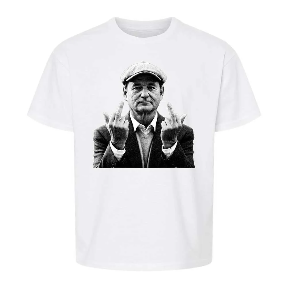 Bill Murray Middle Finger - White - 5