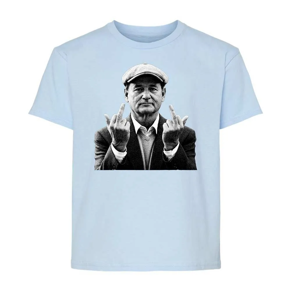 Bill Murray Middle Finger - Light Blue - 6