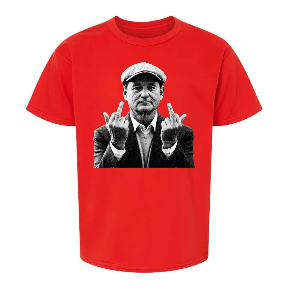Bill Murray Middle Finger - Red - 8