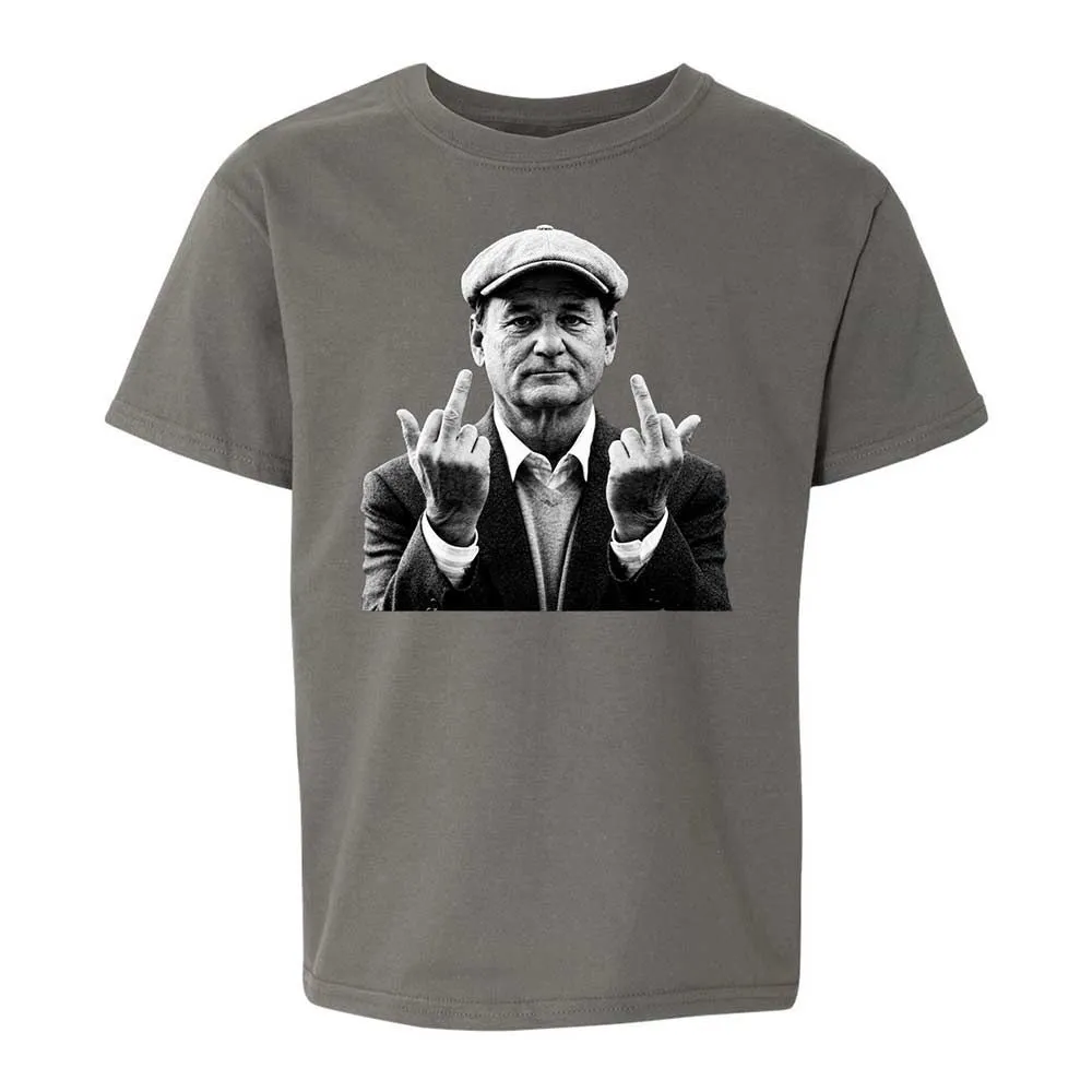 Bill Murray Middle Finger - Charcoal - 11