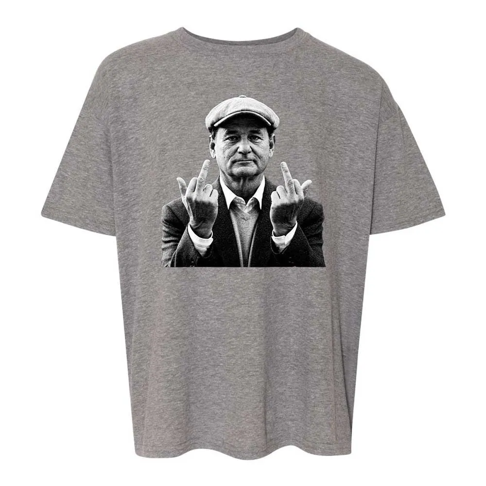 Bill Murray Middle Finger - Graphite Heather - 12