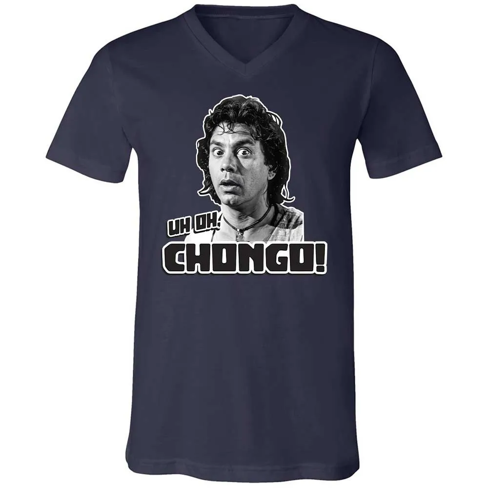 Unisex V-Neck T-Shirt - KV51UC9H - Navy - 2