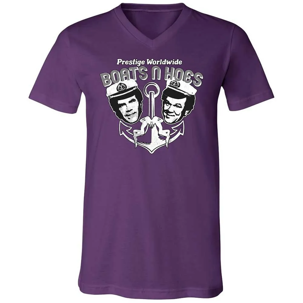 Unisex V-Neck T-Shirt - R9SCBAQ6 - Team Purple - 10