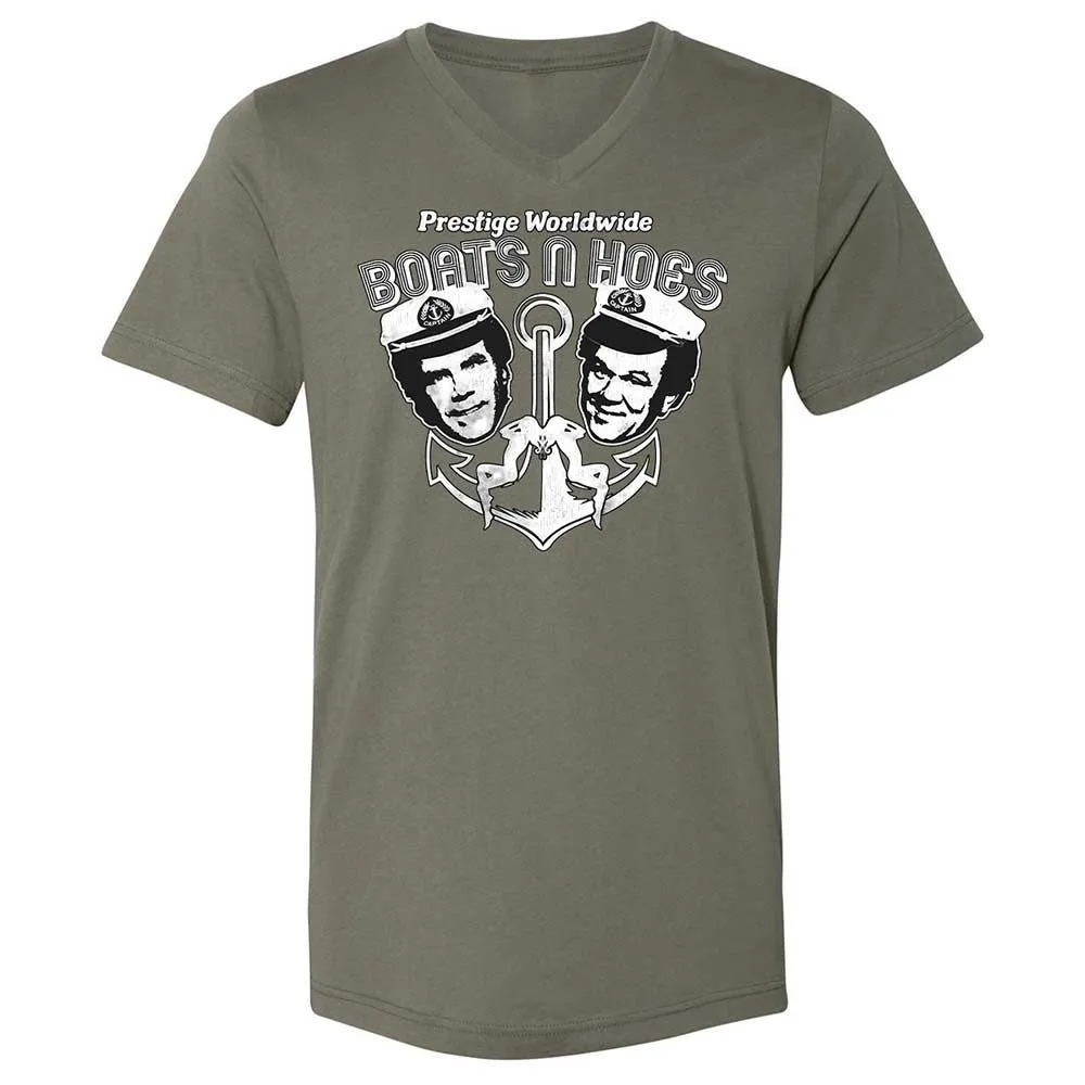 Unisex V-Neck T-Shirt - R9SCBAQ6 - Military Green - 11