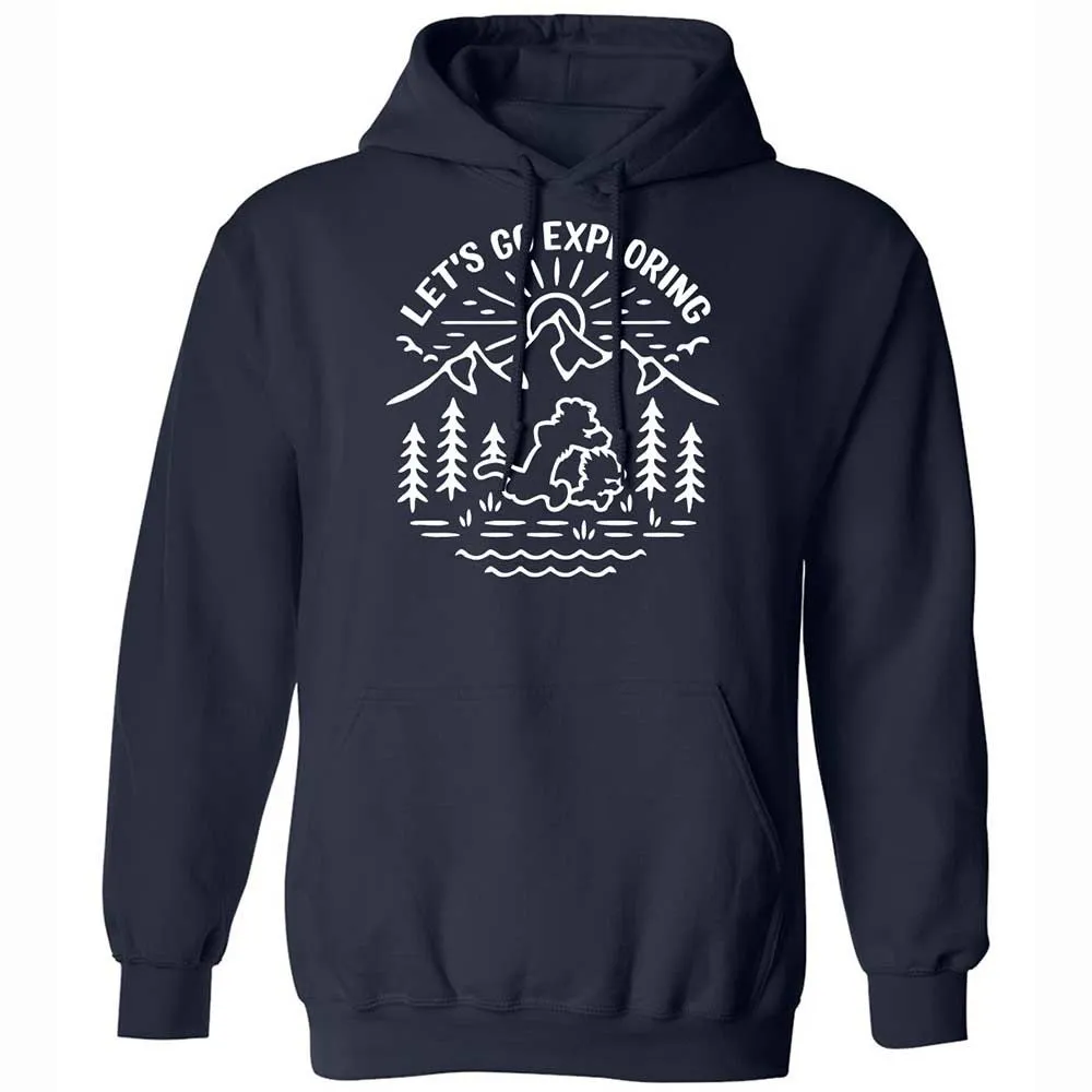 Classic Unisex Hoodie - EFQ7QKBG - Navy - 2