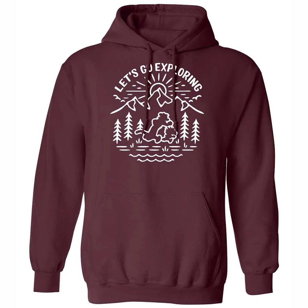 Classic Unisex Hoodie - EFQ7QKBG - Maroon - 7