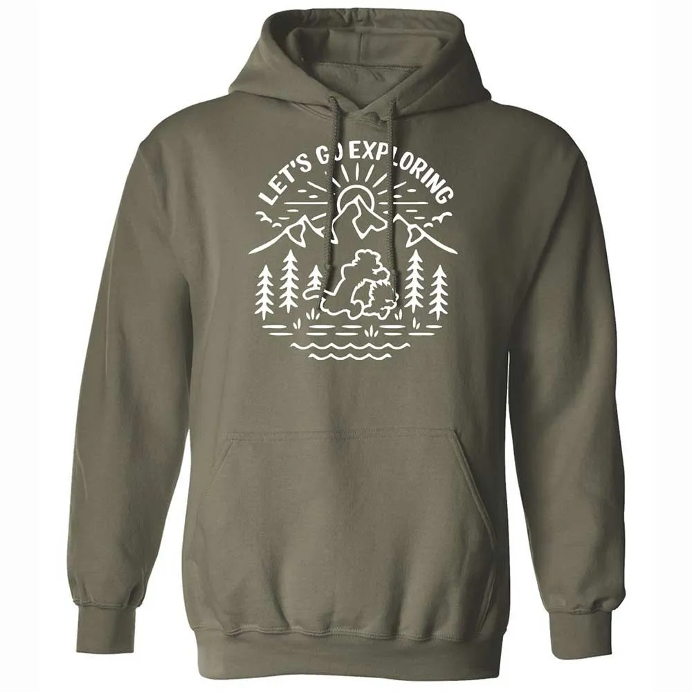 Classic Unisex Hoodie - EFQ7QKBG - Military Green - 9