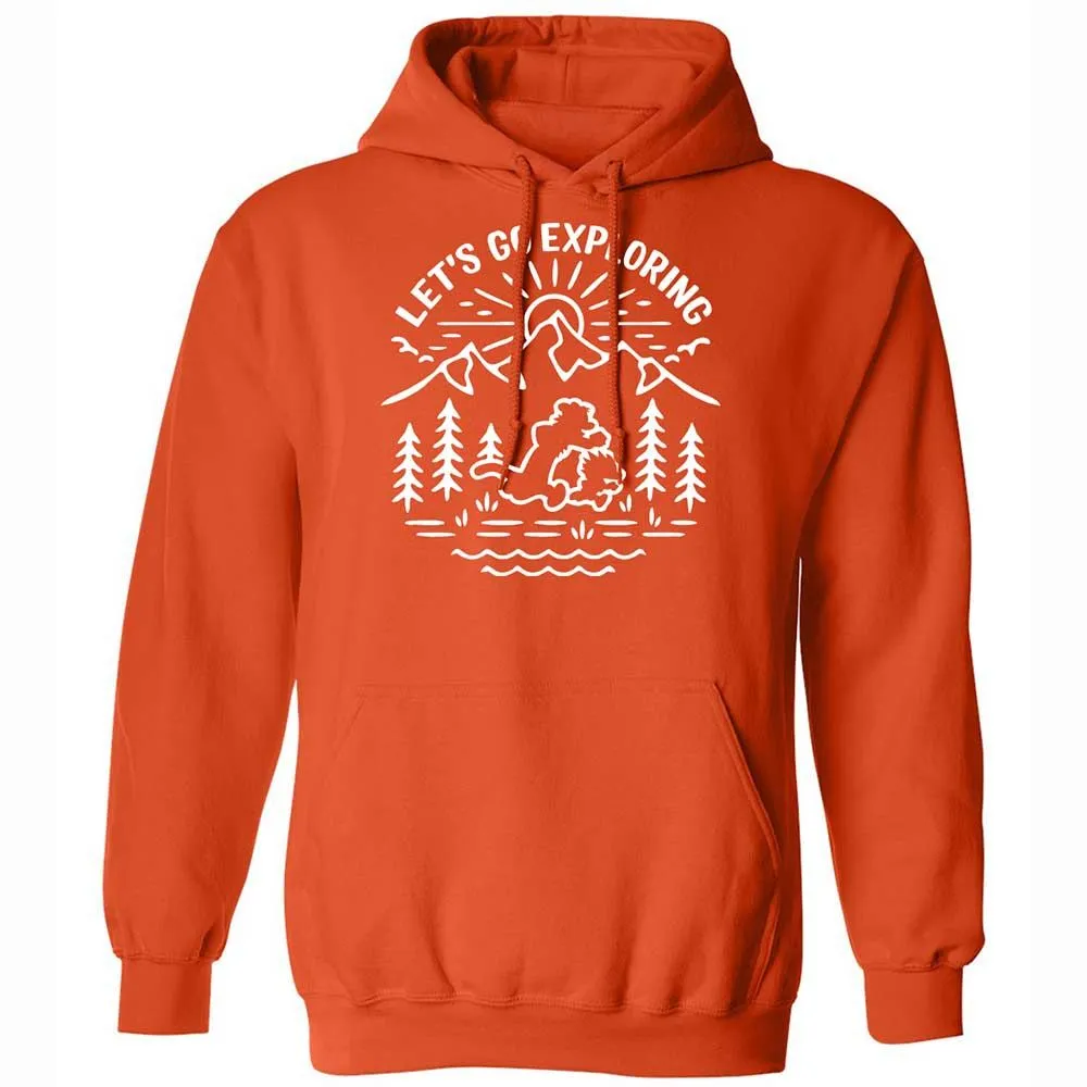 Classic Unisex Hoodie - EFQ7QKBG - Orange - 13