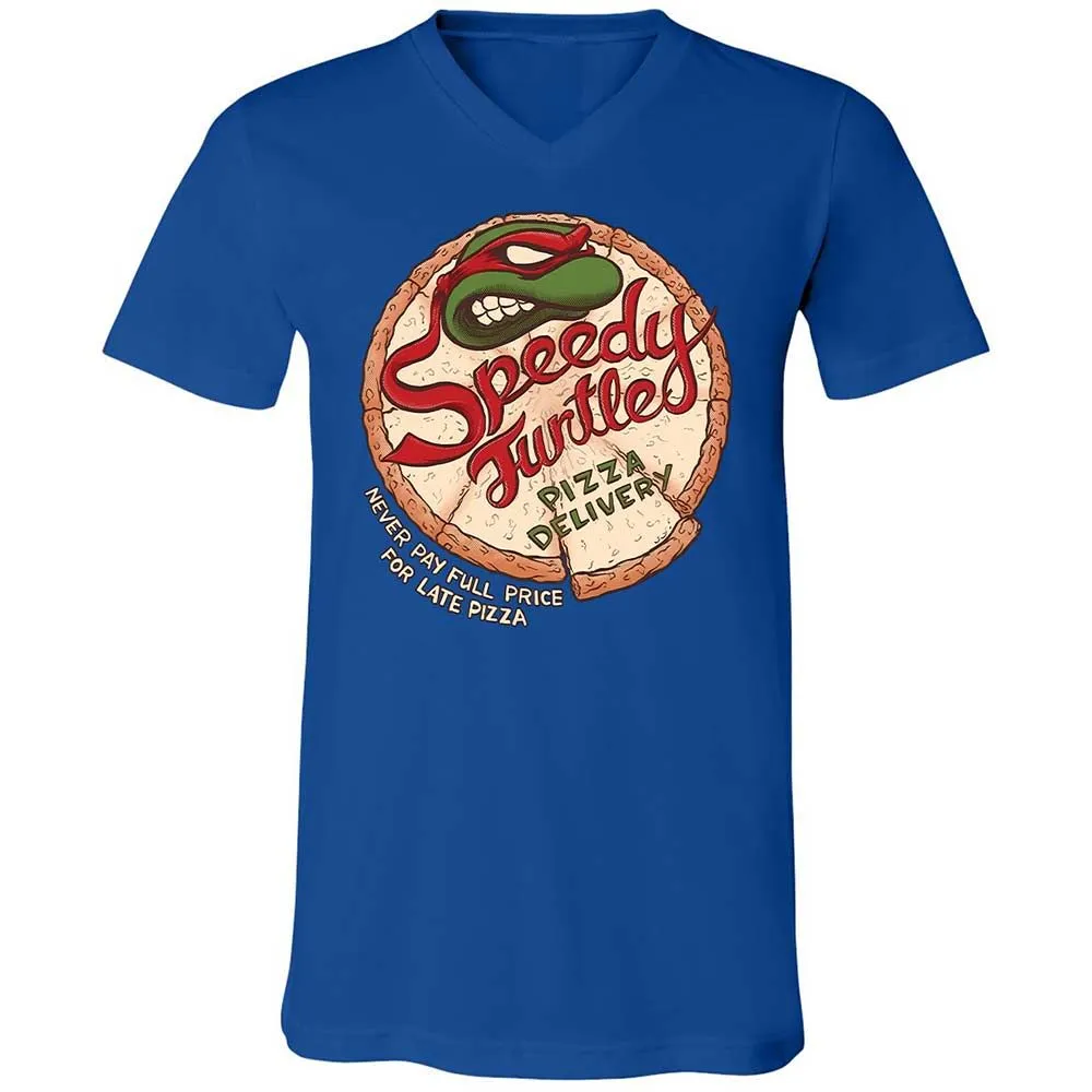 Unisex V-Neck T-Shirt - QTH6DN98 - True Royal - 4