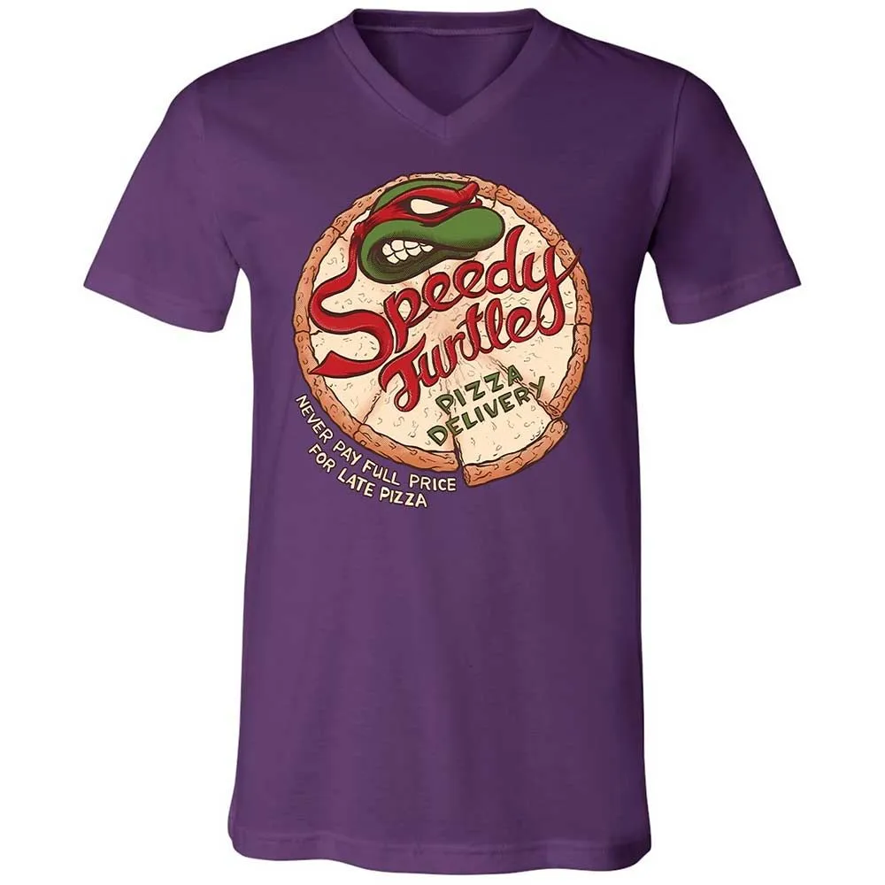 Unisex V-Neck T-Shirt - QTH6DN98 - Team Purple - 10