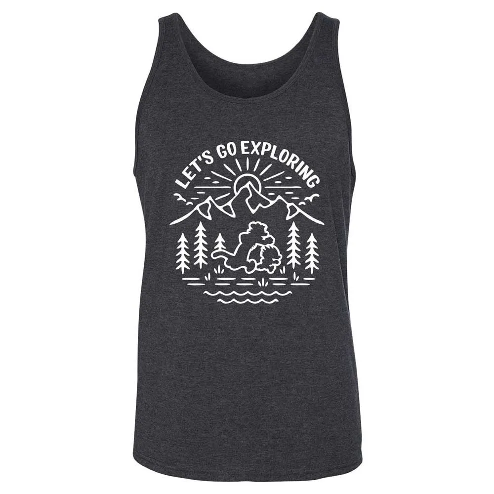 Unisex Jersey Tank - MVV7XKYP - Dark Grey Heather - 5